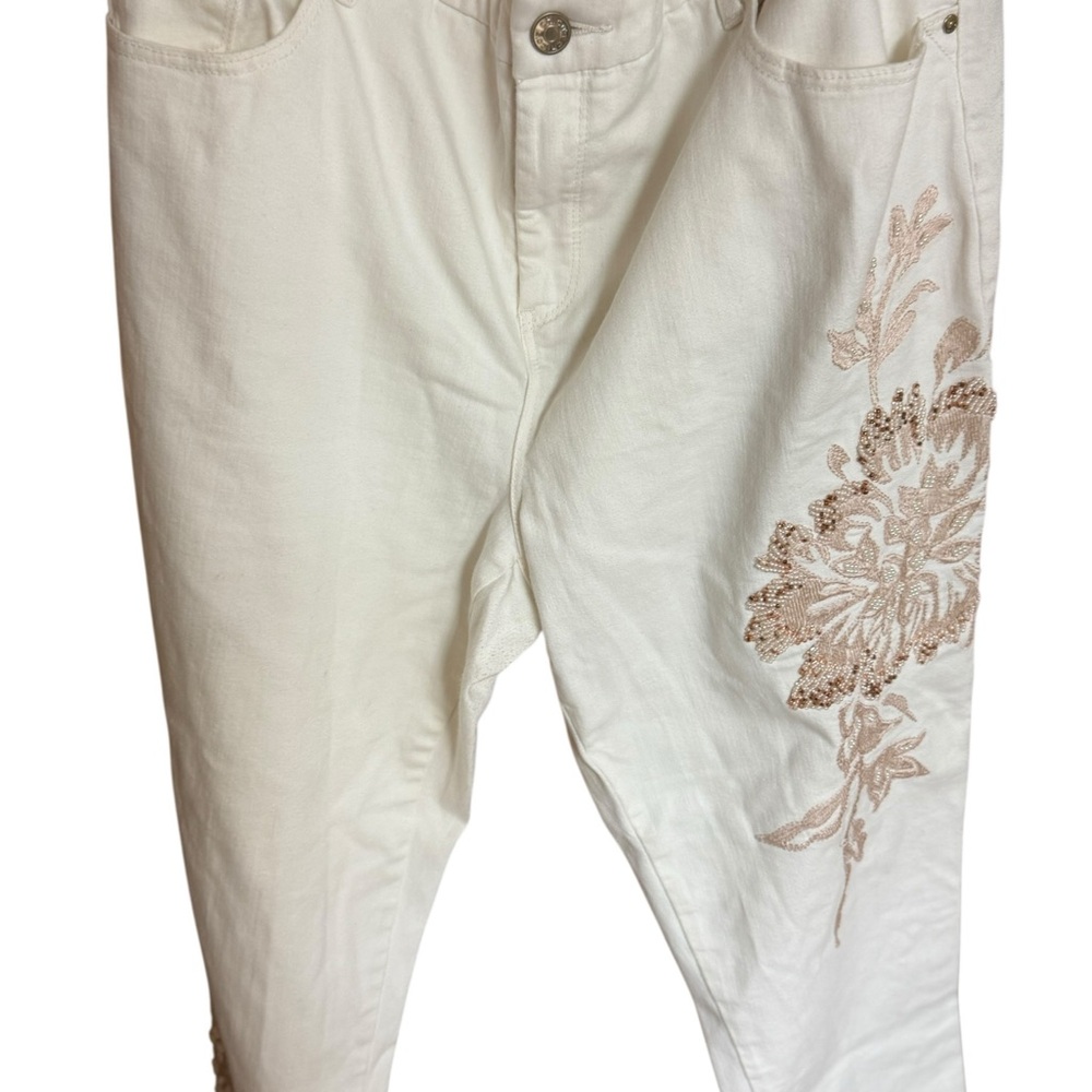 Chico's So Slimming Cream Jeans